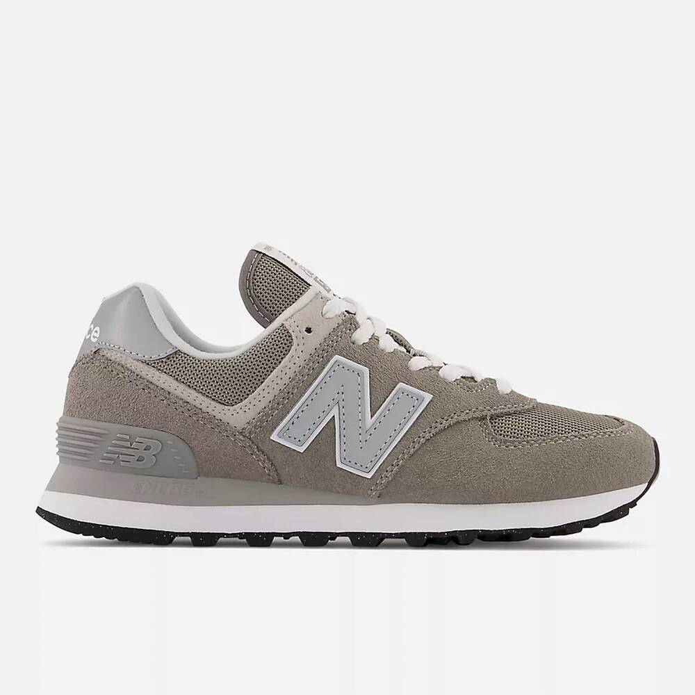 NEW NEW BALANCE women's 574 core sneaker in grey white